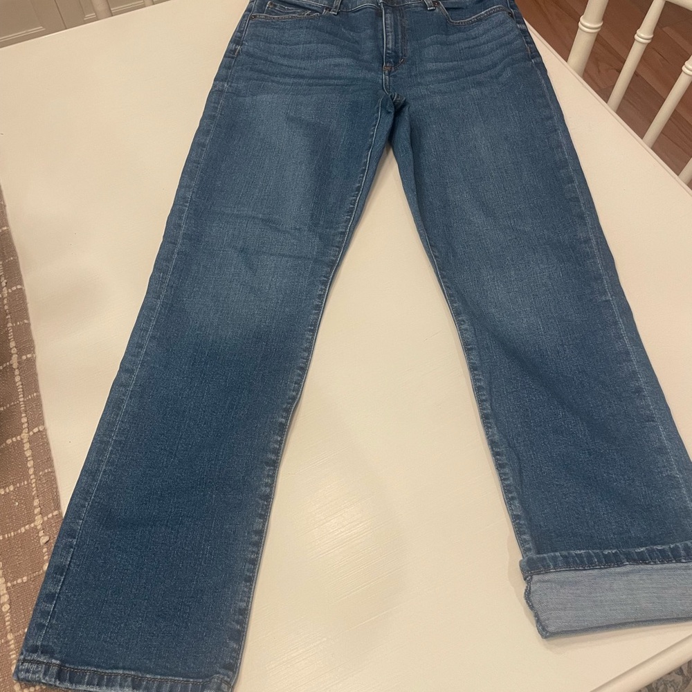 Loft straight leg jeans.  Size 8.